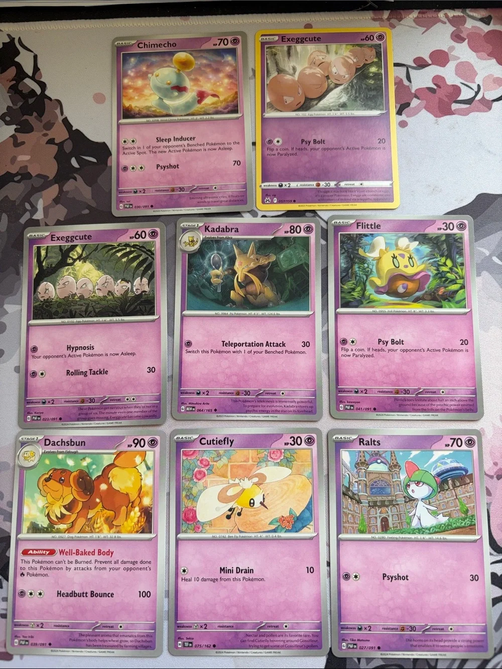 ✨ Magical Pokémon Card Lot | Ralts Kadabra Cutiefly Flittle ✨5/$25✨